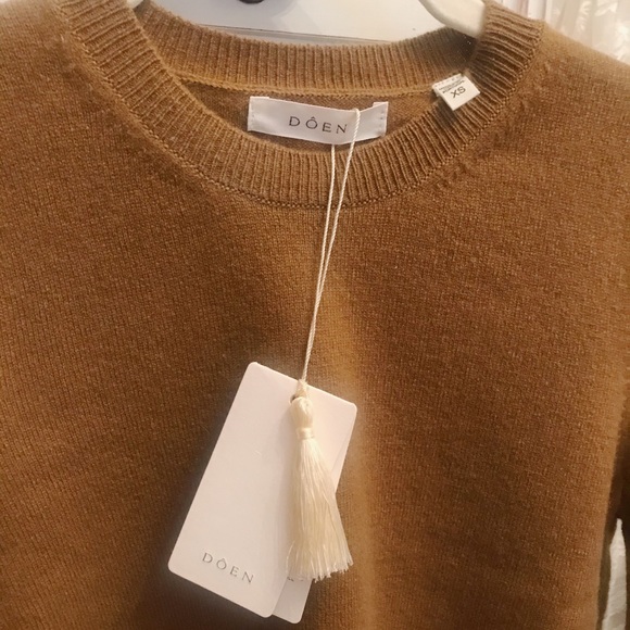 SOLD - DÔEN - Ophelia Sweater in Mustard - XS - Picture 7 of 8
